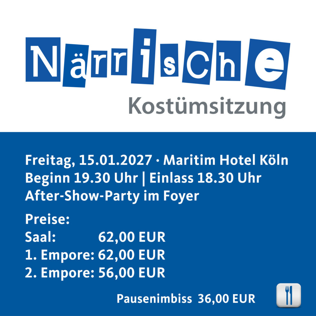 Närrische Kostümsitzung 2027